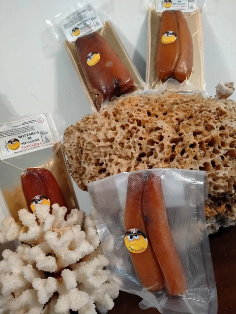 BOTTARGA DI MUGGINE  IN BAFFE pezzatura 110/150  Gr.  prodotta in Sardegna
