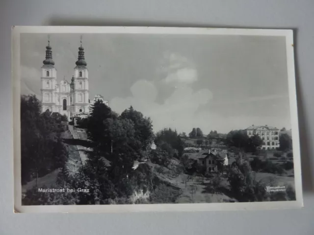 AK Postkarte Mariatrost  bei Graz gelaufen 1937