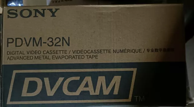 1 Carton de 10 Cassettes DV CAM Neuves - PDV32 SONY - DVCAM PDV 32