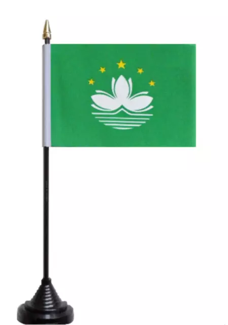 Macau China Polyester Table Desk Flag