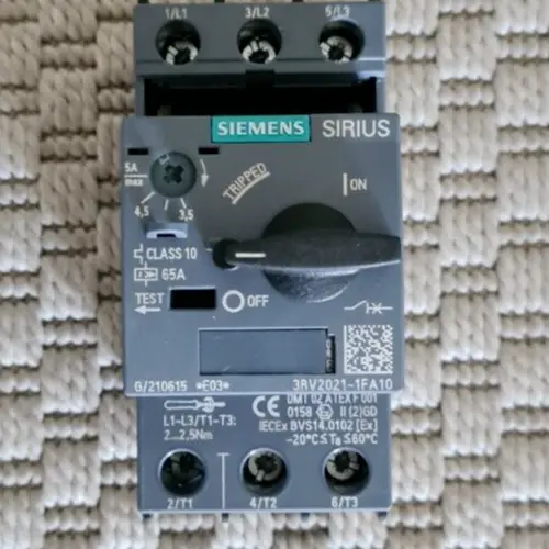 SIEMENS Sirius Leistungsschalter; 3RV2021-1FA10, 1 Mal kurz gebraucht