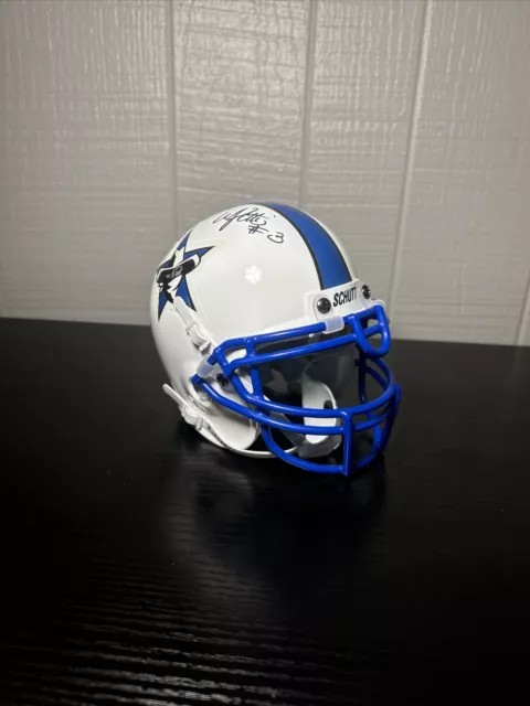 AFL Arena Football Mini Helmet Dallas Desperados SIGNED BY 4 PLAYERS Defunct