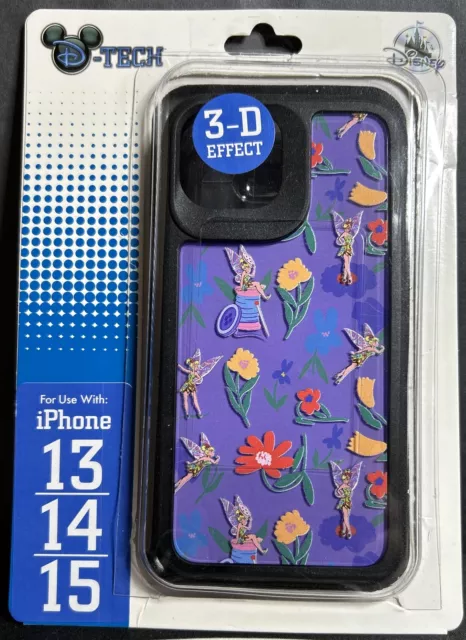 DISNEY PARKS TINKER BELL 3D IPHONE 13, 14 & 15 CASE (Open Box - New)