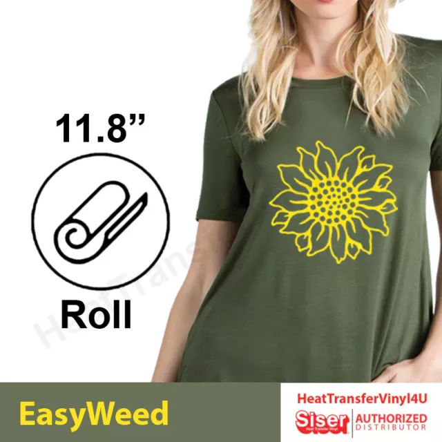 Siser EasyWeed Iron On Heat Transfer Vinyl (12" Width) Mix & Match colors