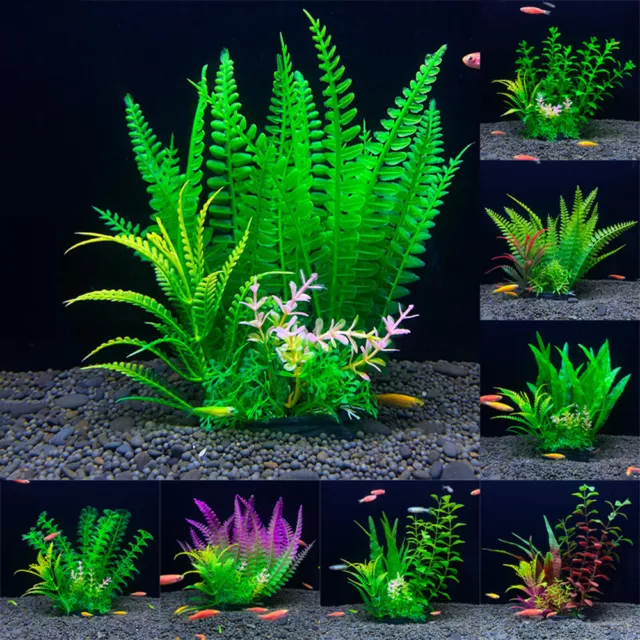 18CM Aquarium Artificial Water Grass Plastic Plant Fish Tank Landscape Ornament