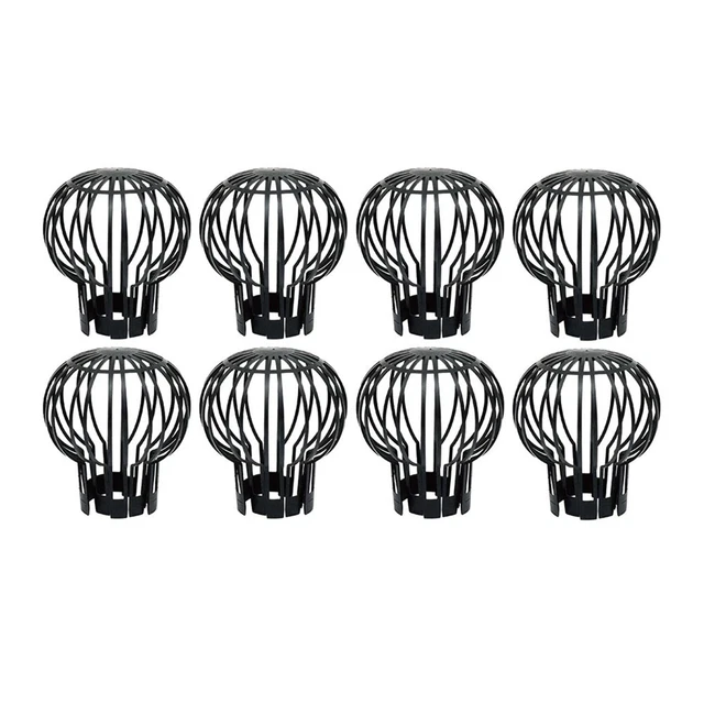 1 x (8 pz protezioni grondaie in plastica, parafoglie tubo, beccuccio, tubo 9276