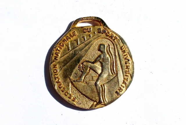 ANCIENNE MEDAILLE DE SPORT - COURSE MARCHE A PIED - 1950-70 - D:27mm