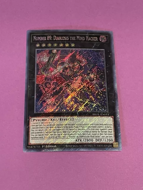 YUGIOH NUMBER 89: Diablosis the Mind Hacker YCSW-EN010 Promo Super