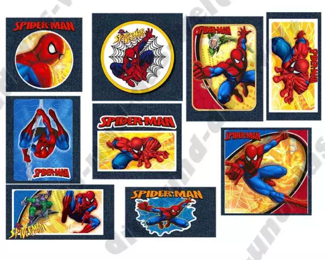 ★TOP ★ Spiderman ★ Applikationen FLICKEN Aufnäher 9 Motive★ Spider-Man ★ NEU ★