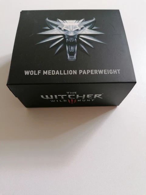 The Witcher III Wild Hunt Wolf Medallion Paperweight