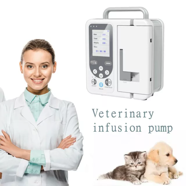 animal  VET  Volumetric Infusion Pump IV&Fluid Standard Set Syringe pump, Alarm