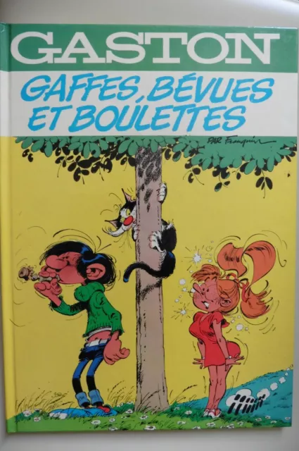 BD Gaston Lagaffe Tome 10 Gaffes, bévues et boulettes - Franquin - comme neuf