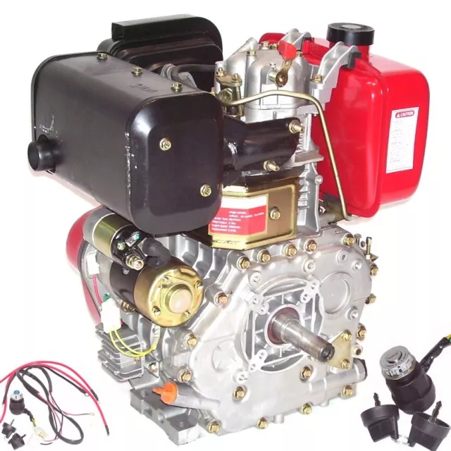 DIESELMOTOR MOTOR STANDMOTOR E-Start 418cc 10PS Diesel Motor 06285  Kleindiesel EUR 619,98 - PicClick DE