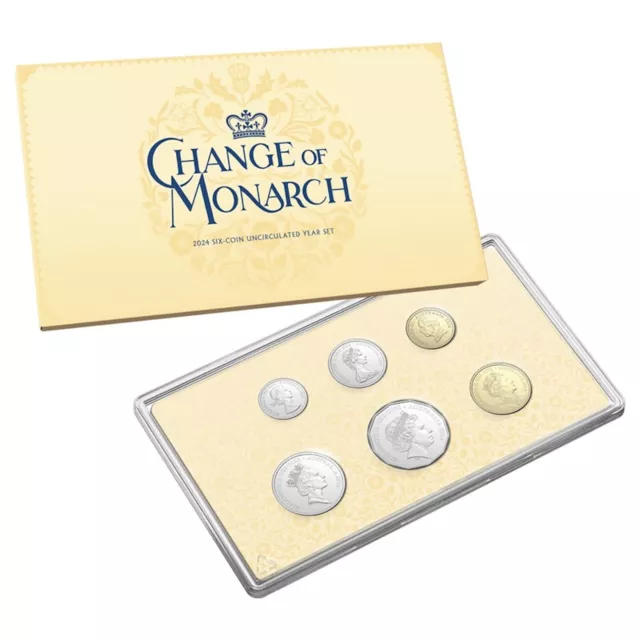 2024 Change of Monarch Uncirculated Six Coin Year Set ✅ FREE SHIPPING ✅ ON HAND