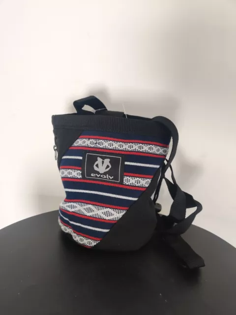 (V) Evolv Roundtangular knit rare Chalkbag - Climbing Boulder OS ANDES MERIKA