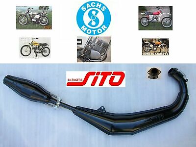 MARMITTA curva curva 28/28 mm sopra lancio madre per Sachs 50/3 MOTORE f&s 