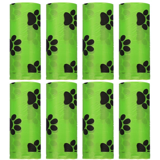 8 rollos bolsa de excrementos para perro got desechable para perro - bolsa de residuos con fugas bolsa de excrementos gruesa