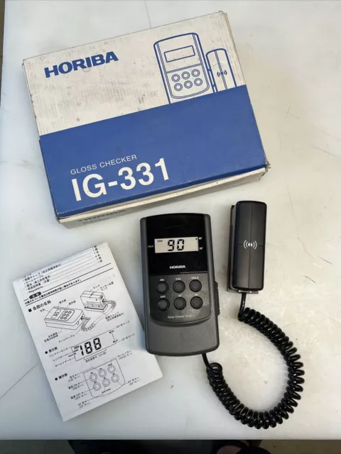 HORIBA IG-331 PRECISION GLOSS CHECKER 2015 Date