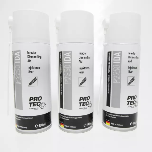 2 INIETTORI PRO TEC solvente spray iniettore ugello detergente ugello 400  ml P2250 EUR 19,80 - PicClick IT