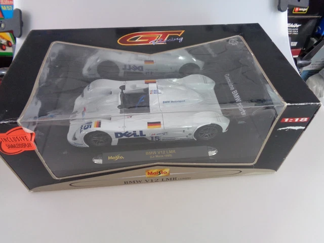 BMW V12 LMR N°15 Le Mans 1999 – Kyosho 1/18 – Miniature état Neuf – 08532A