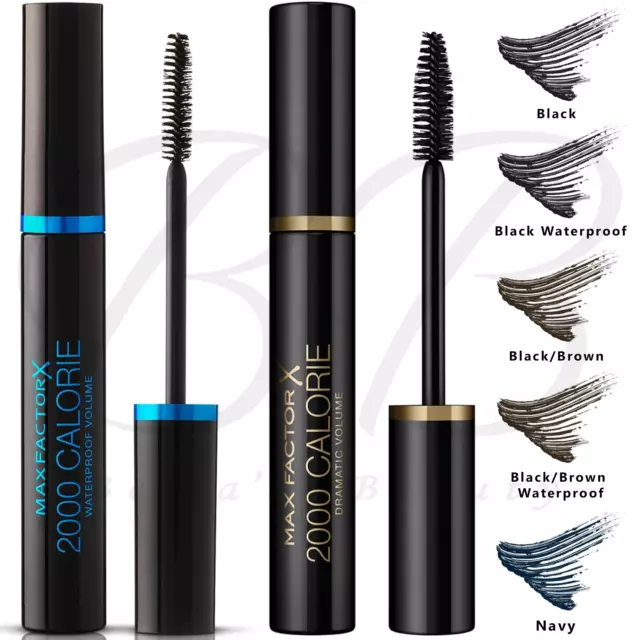 MAX FACTOR 2000 Calorie Dramatic Volume Lash Waterproof Mascara *CHOOSE TYPE*