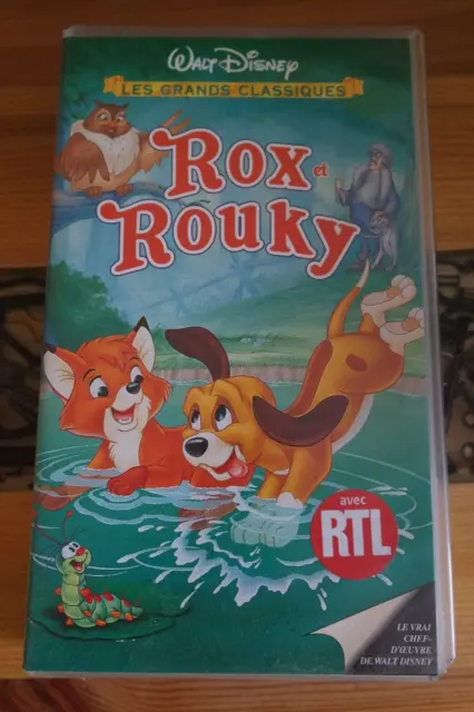 K7 Vhs / Cassette Video - Rox Et Rouky Walt Disney