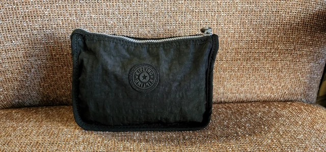 Kipling Harrie Ladies Small Cosmetic Nylon Pouch Black Pre-owned