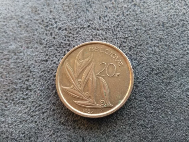 Belgique 20 Francs 1982 KM#159 [17576]