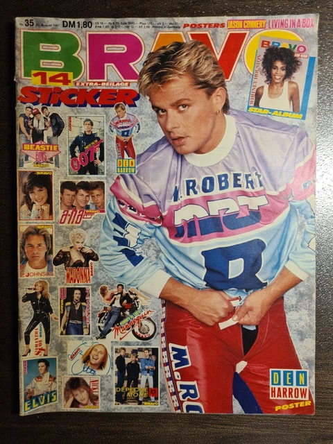BRAVO 35/1987 Heft Komplett - Michael Jackson, Don Johnson, Depeche Mode, A-Ha-