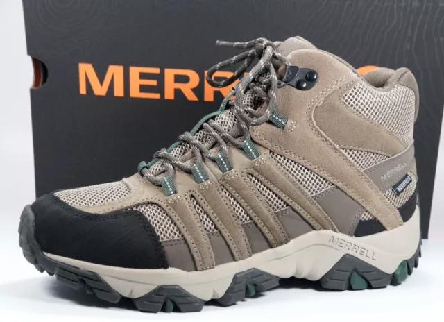 RRP £130 BRAND New Merrell Dashen Men's Taupe Suede Leather Hiking ...