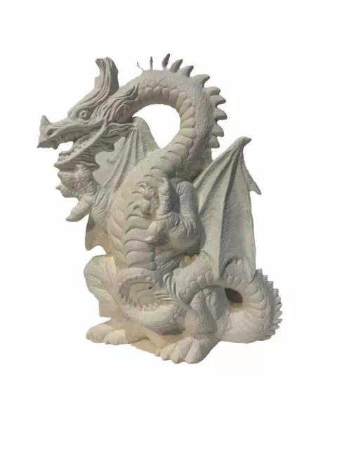 Doc Holliday - Ceramic Dragon - Ready To paint - Bisque - 9” Tall - 3