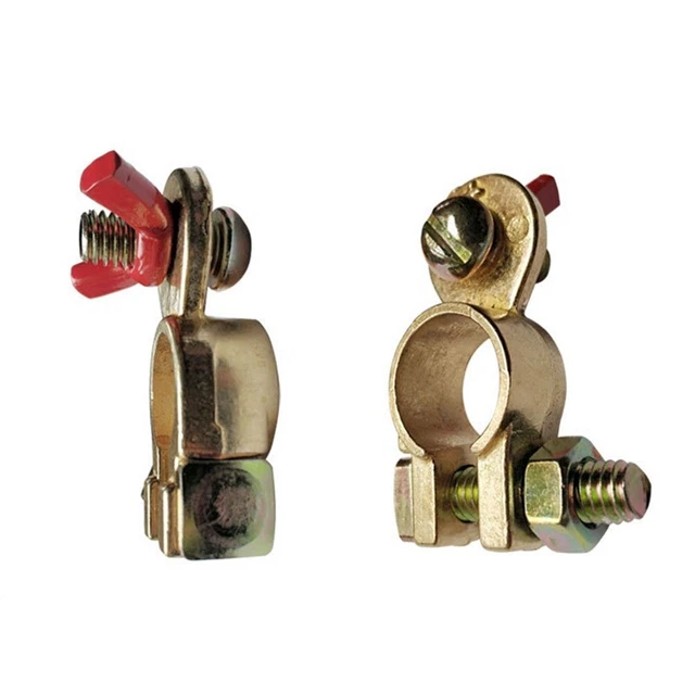 Click Terminals 12V 24V BATTERY Terminals with M8 Bolt Ideal for Trucks Boats and ...