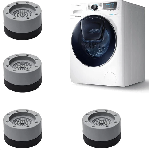 Beko 4 Cuscinetti Antivibrazione E Protezione Pavimento Per Lavatrice - Bianchi