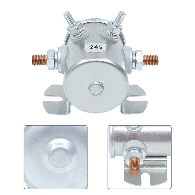 Relè Per Verricello Yctze 12V 200A, Relè In Metallo 12V Relè Contattore