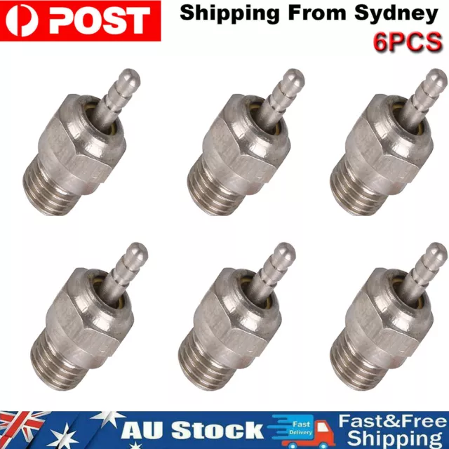 6x Steel Glow Spark Plug N3 70117 Replacement for HSP RC 1:8 & 1:10 Nitro Engine