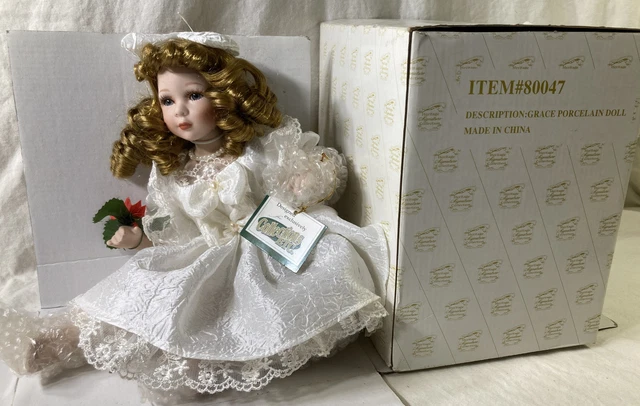 Heritage Signature Collection "Grace" Porcelain Doll #80047 Exclusive W/ Box New
