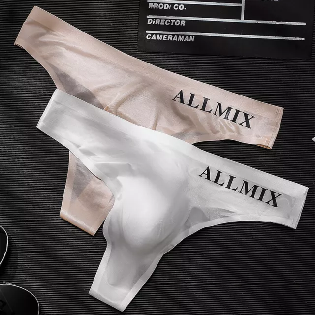 Confezione Da 2 Biancheria Intima Da Uomo Sexy Perizoma Pantaloncini ▼