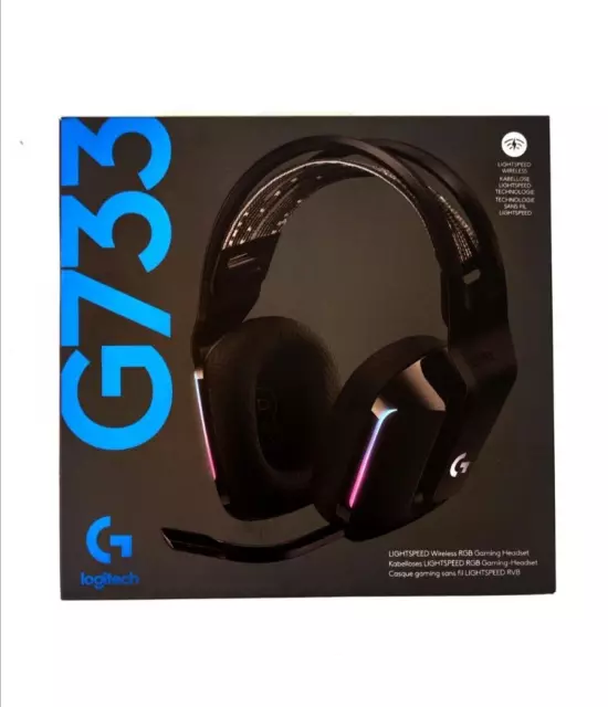 Logitech G733 Kabellose Gaming-Headset - Schwarz