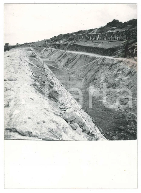 1965 ca SARDEGNA GALLURA Canale PADULE Valle - Prerivestimento *Foto 10x15