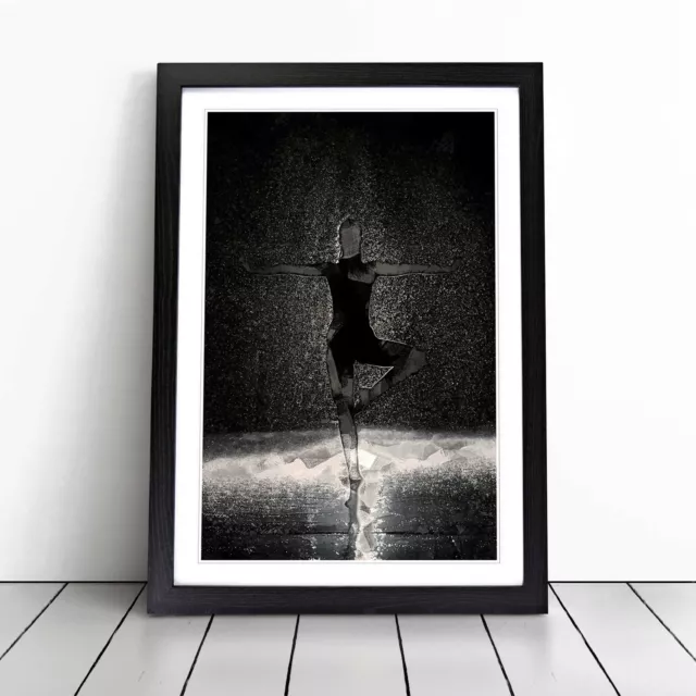Dancing In The Rain In Abstract Wall Art Print Framed Canvas Picture Poster