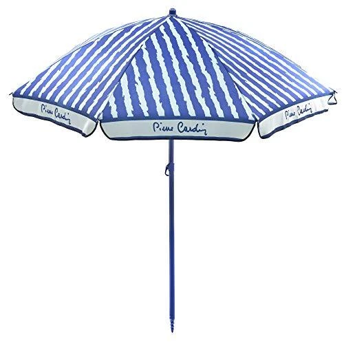 Pierre Cardin Célesste Ligne Haiti Parasol Plage Taormina Rayons Poteau Acier...