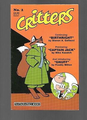 Critters #2 (Jul, 1986) Fantagraphics Books Gnuff by Freddy Milton VG/FN 5.0