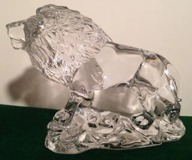 PRINCESS HOUSE LION Wonders of the Wild 24% Lead Crystal * NEW *