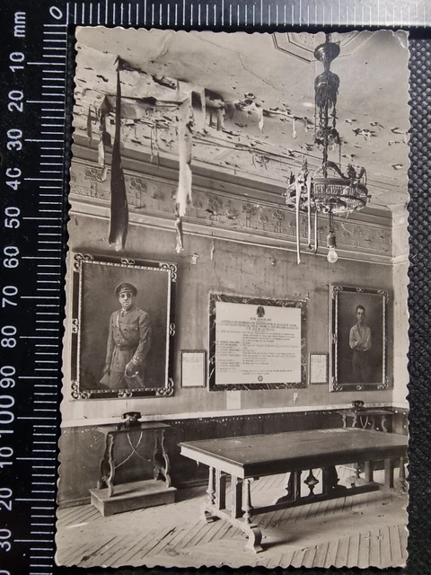 Foto cartolina regio esercito OMS Guerra di Spagna Alcazar Toledo 29 luglio 1936
