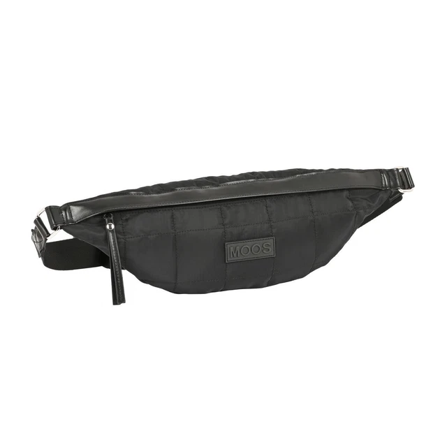 Sac banane Moos Negro Rembourré Noir [41 x 15.5 x 7 cm]