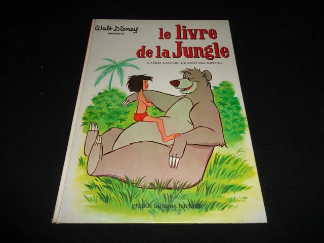 WALT DISNEY / Le Livre De La Jungle / Grand Albums Hachette 1970 EUR 4