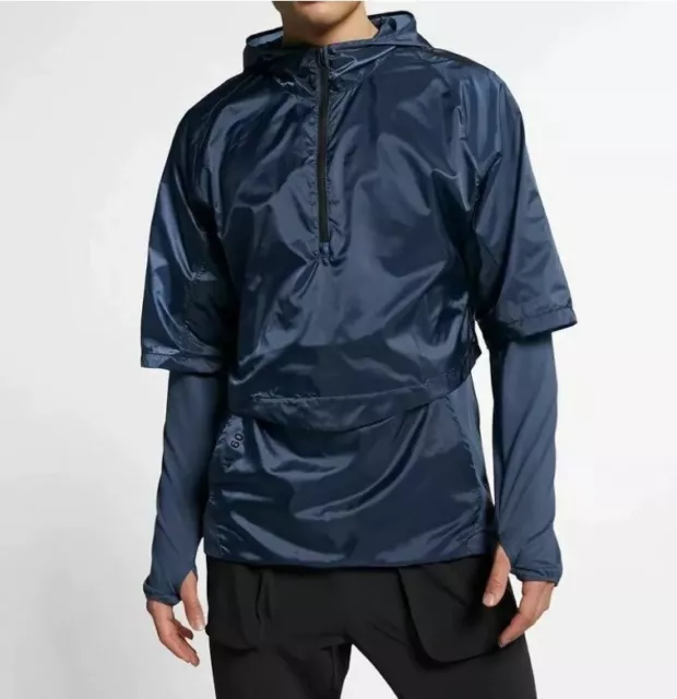 NIKE RUNNING TOP THERMA SPHERE TRANSFORM Size L Blue AR1712 427 RRP 114.95 59.95 PicClick UK
