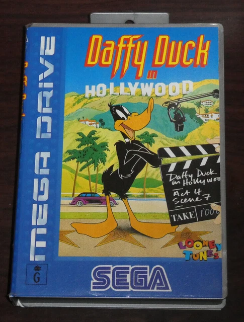 SEGA MEGA DRIVE. Daffy Duck in Hollywood Aus Silver Version (PAL AUS ...