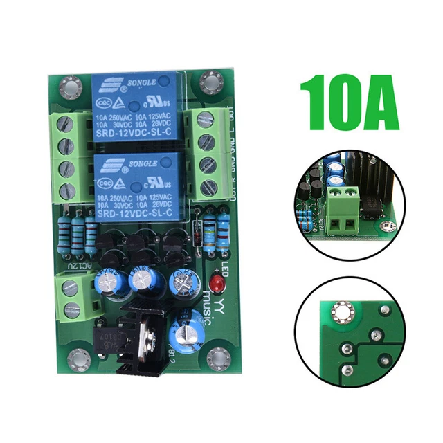 AUDIO SPEAKER PROTECTION Boards Dual Channel Relay PCB Circuit Module