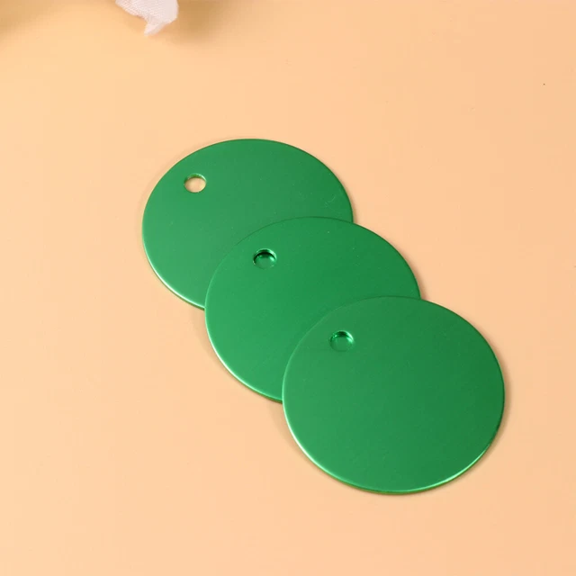 25 piezas Pulsera Blancos Estampado Hágalo usted mismo Etiquetas de identificación de perro Llavero de latón